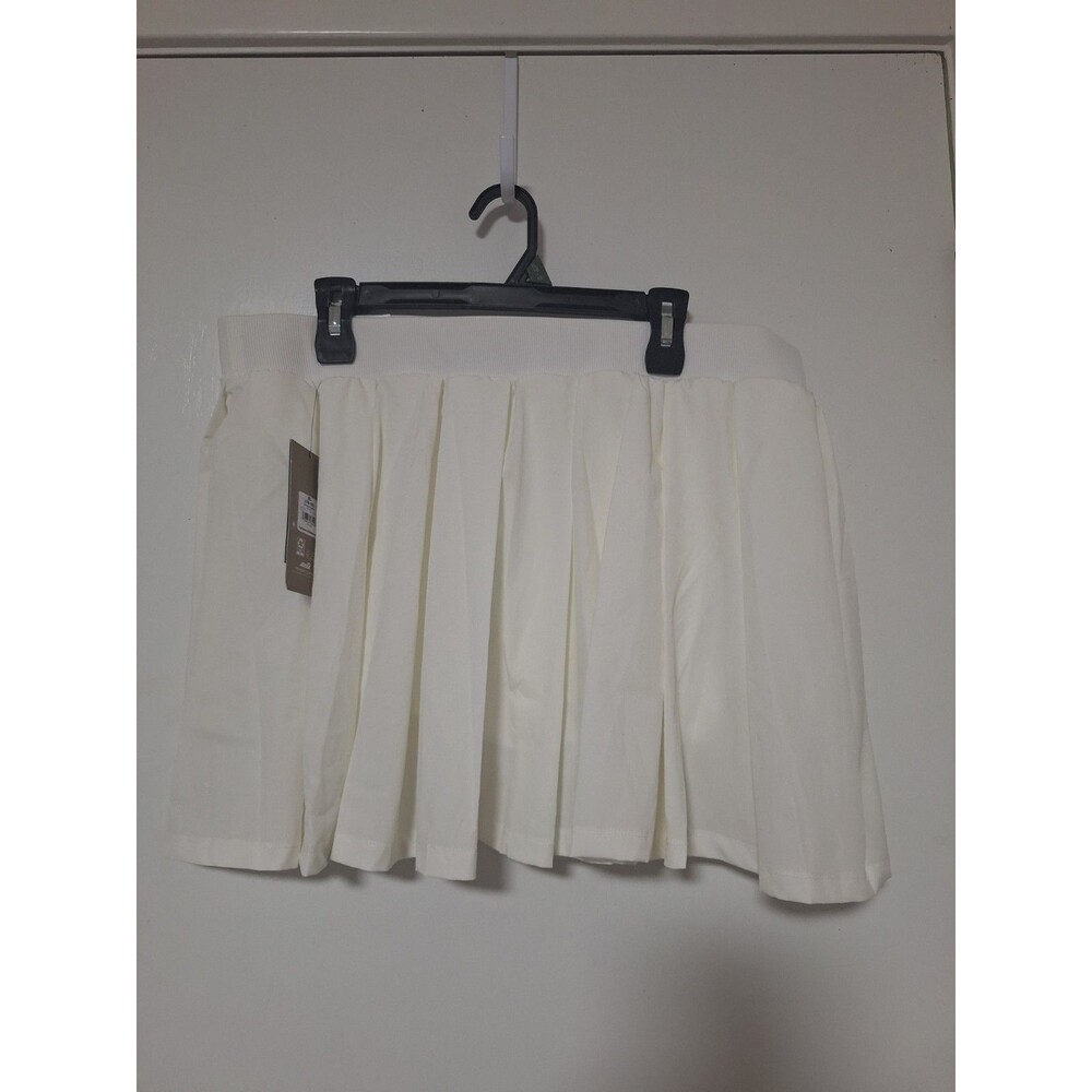 Avia White Pleated Skort XL (16-18) Built In Shorts New With Tag